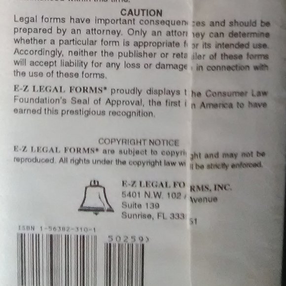 EZLegal Forms, Inc Office Ez Legal Forms5 Poshmark